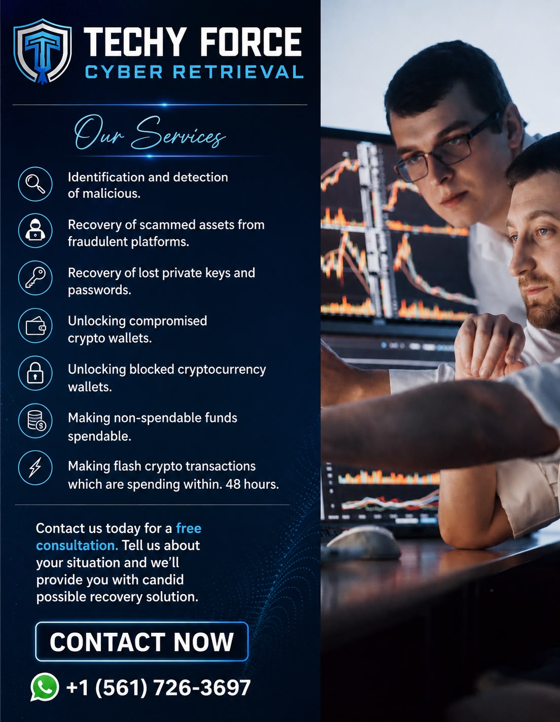 TECHY FORCE CYBER RETRIEVAL Explains the Role of Digital Forensics in Cryptocurrency Recovery.jpeg