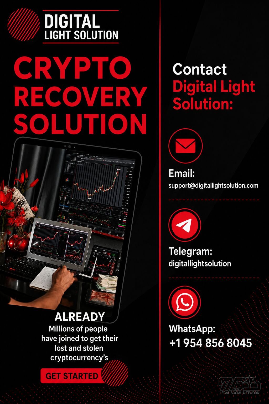 HIRE THE BEST TEAM TO RECOVER YOUR CRYPTO ASSETS NOW DIGITAL LIGHT SOLUTION